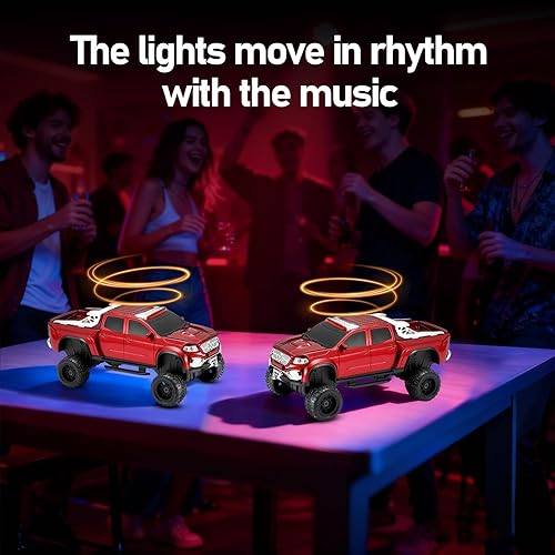 Miniatura 8 de WS-X65 Replica altavoz Bluetooth para camioneta - Sonido HD, radio FM, TWS estéreo, luces LED de fiesta, reproducción USBTF, micrófono incorporado,