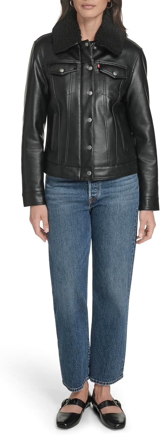 Levi's Women's Classic Sherpa Lined Trucker Jacket (Standard & Plus Sizes) - Image 10