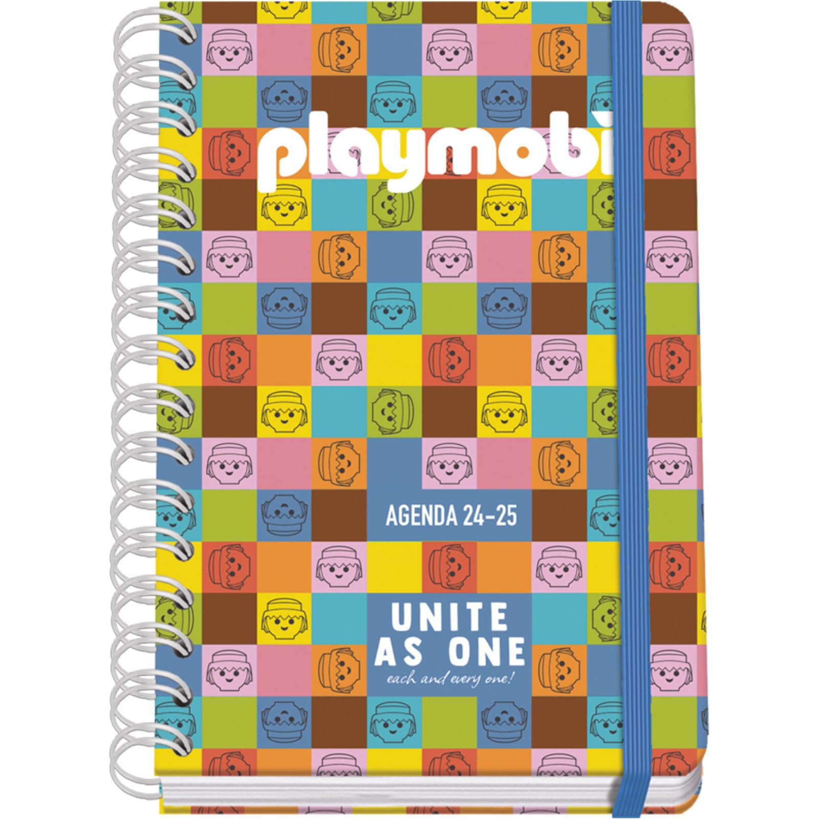 Dohe, School Planner 2025 2026, Week to View, A5 Size (15x21 cm), Spanish and English, Double Spiral Binding and Elastic Band