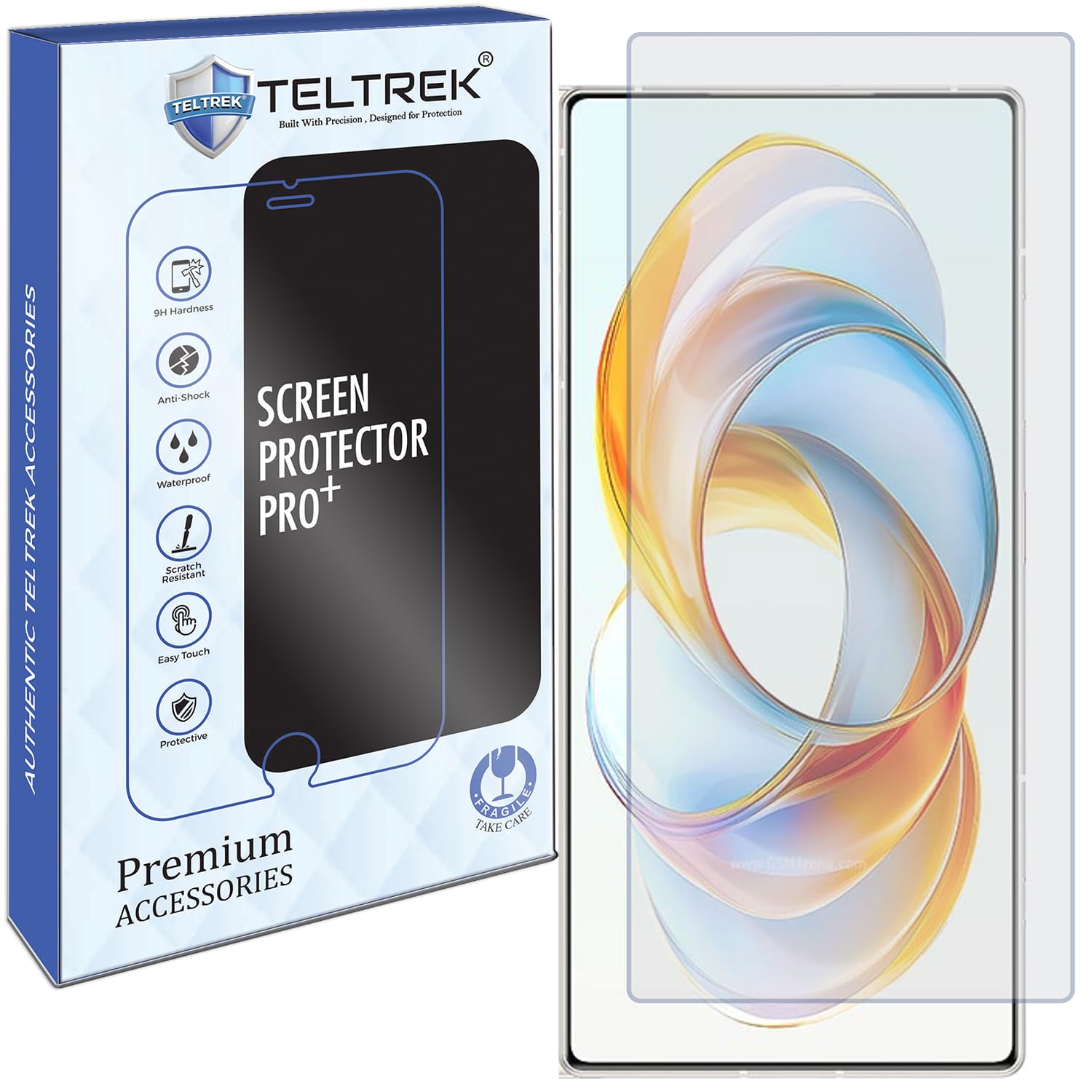 ScreenGuard Compatible With ZTE Nubia Z70 Ultra 5G Flexible Fiber SmartPhone Screen Protector, 9H Hardness Impossible Mobile Screen Guard Not a Tempered Glass