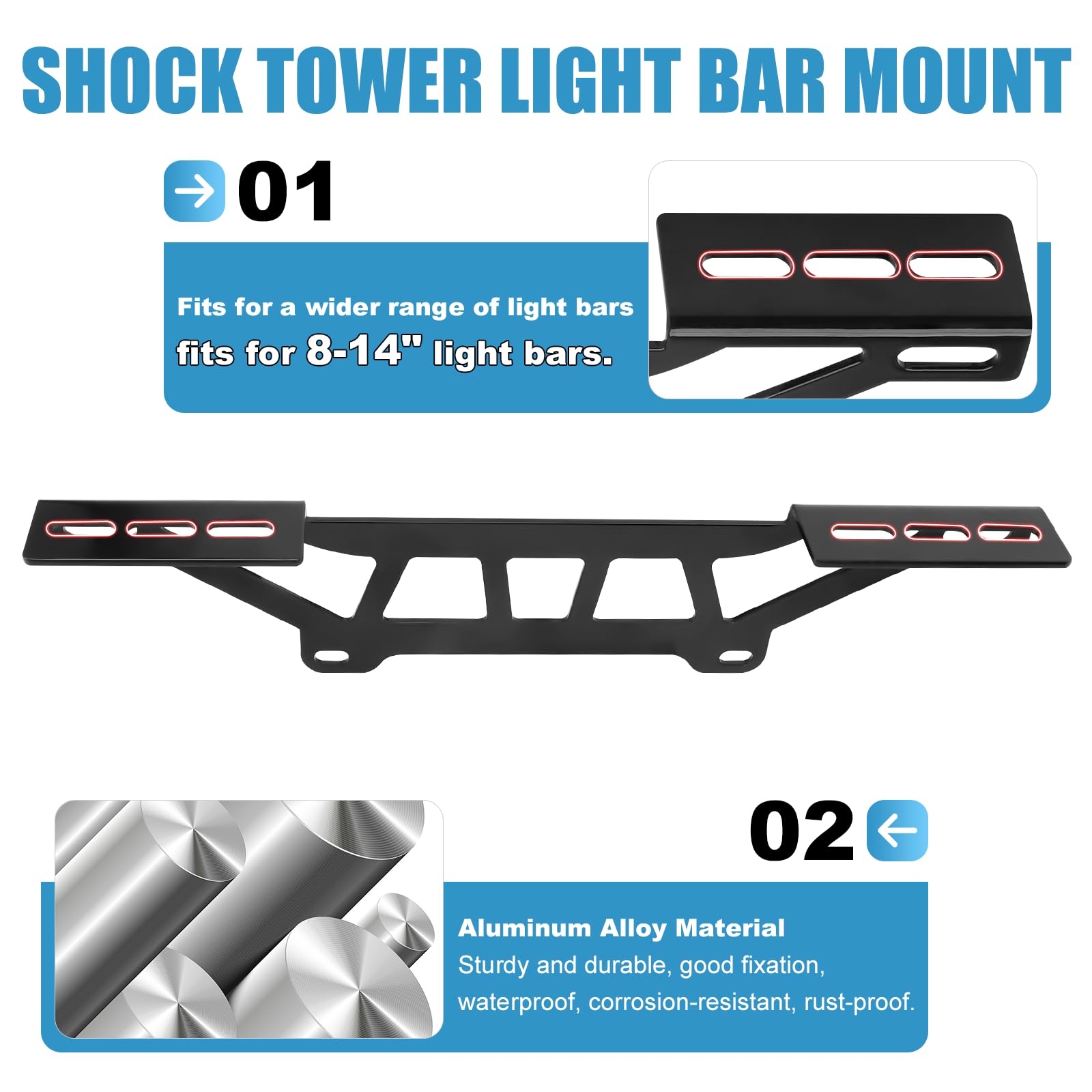 Maverick X3 Shock Tower gelbe Lichtleiste mit Halterung und Wippschalter-Kabelbaum-Set für 2017–2025 Can-Am Maverick X3 & X3 MAX Zubehör, UTV 60 W superhelle 30,5 cm LED-Lichtleiste