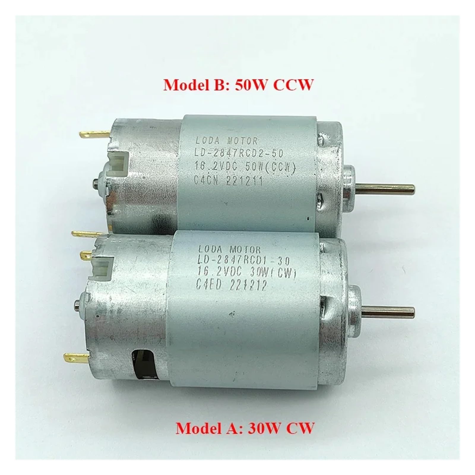 Moteur Électrique RS-395 28 Mm CC 12 V 14,4 V 16,2 V 18 V 24 V, Moteur À