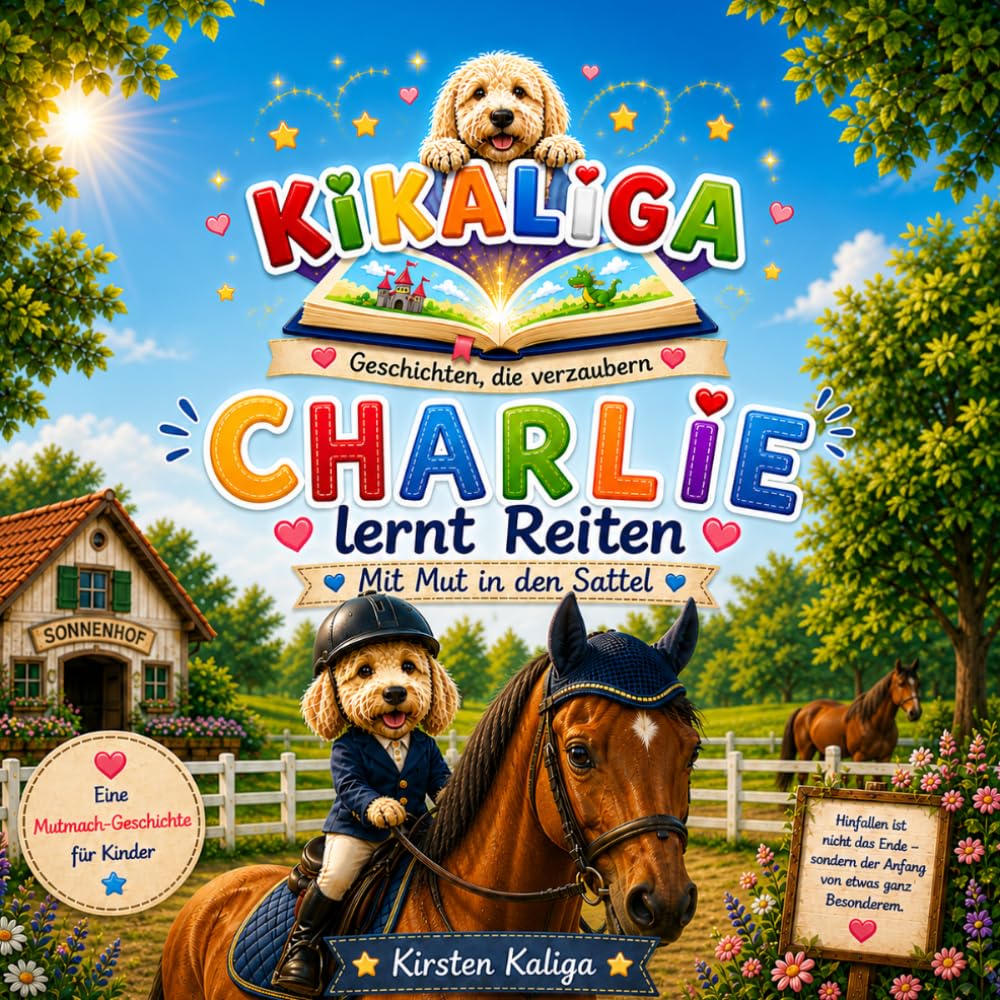 Charlie lernt Reiten - Mit Mut in den Sattel (KIKALIGA - Charlies Abenteuer)