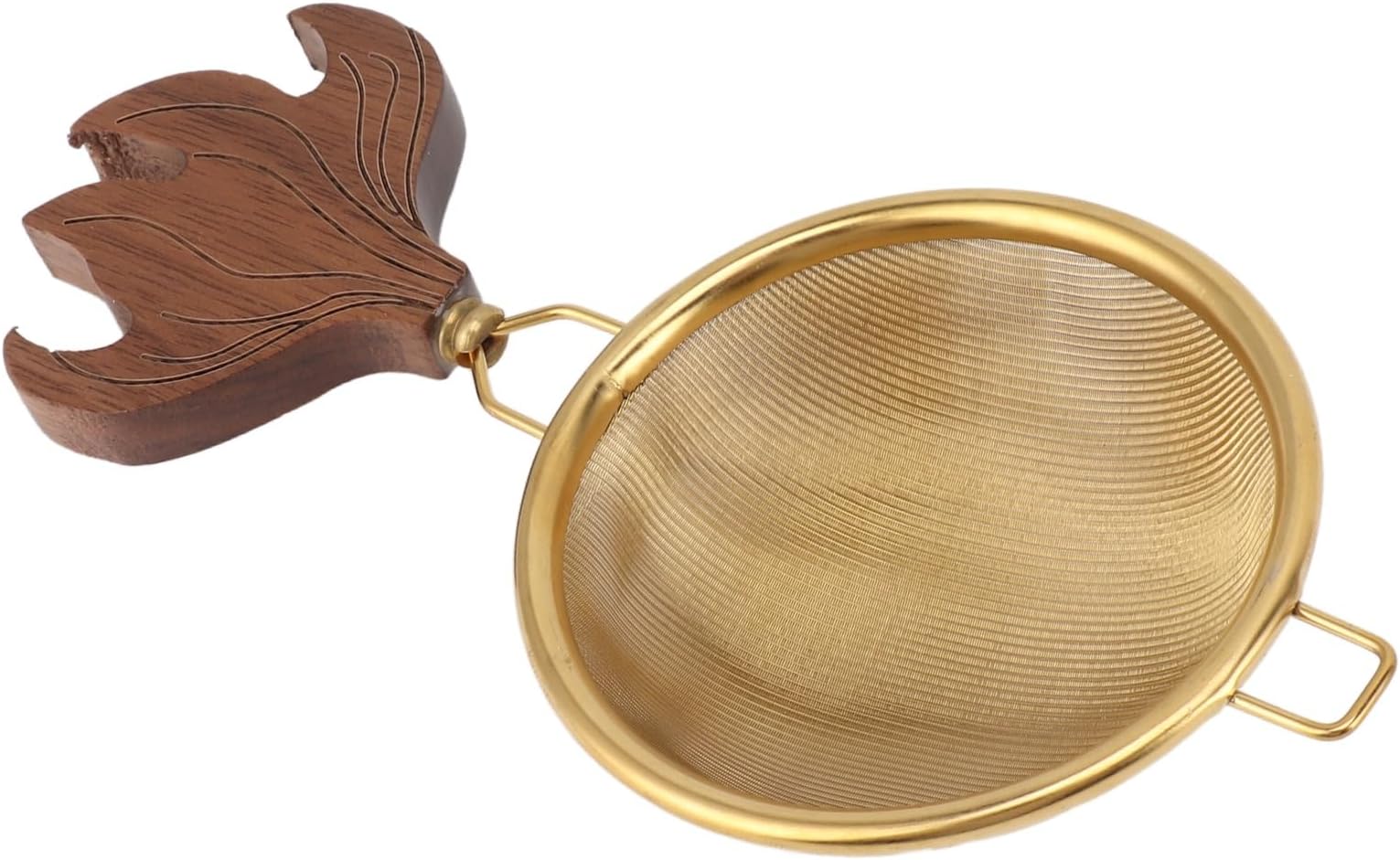 Stainless Steel Mesh Tea Strainer, Fine Mesh Chai Strainers Infuser with Handle Large Capacity Strainer for Fine Chai Filter Accessories (#2)