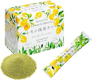 Amazon.co.jp: HOLLYWOOD ハリウッド レモン抹茶ティー 3g×30包（30回分）ビタミンC 有機抹茶使用 有機レモン使用 ヘルシードリンク : 食品・飲料・お酒