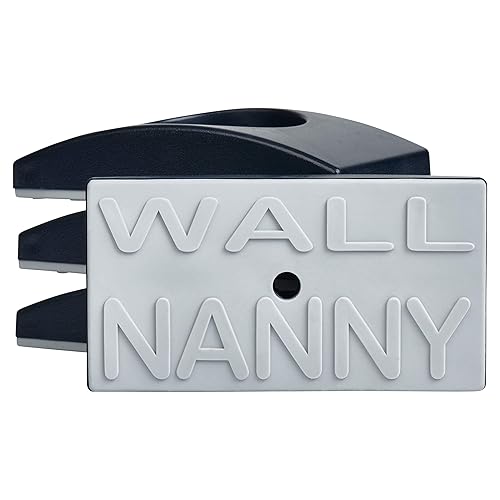 Wall Nanny - Paquete de 4 Hecho en EEUU Protector de pared para puerta de bebé para interiores No hay seguridad en los peligrosos barrotes