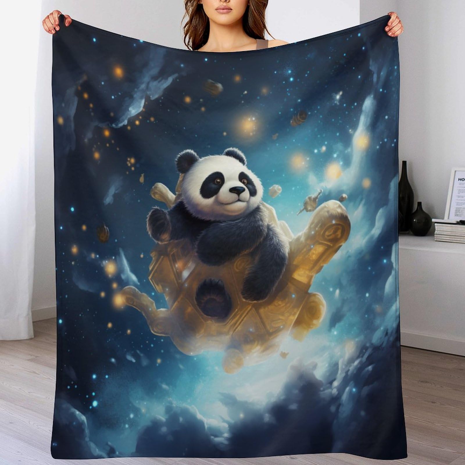 Couverture en polaire flannel légères 100x130cm contre le froid sur le canapé