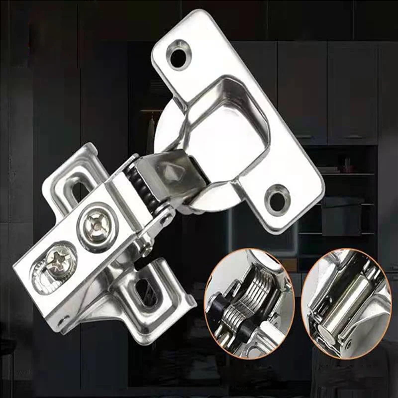 Cerniera idraulica a tazza in acciaio inox per porta con ammortizzatore