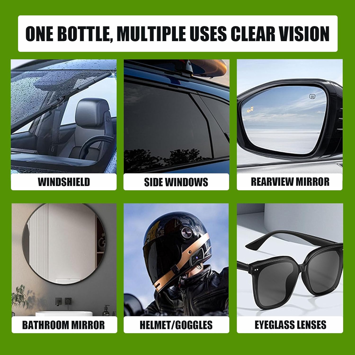 Automotive Oil Film Cleaning Brush，clear vision，Green Oil Film Wipe，For automotive glass/leather cleaning (3)
