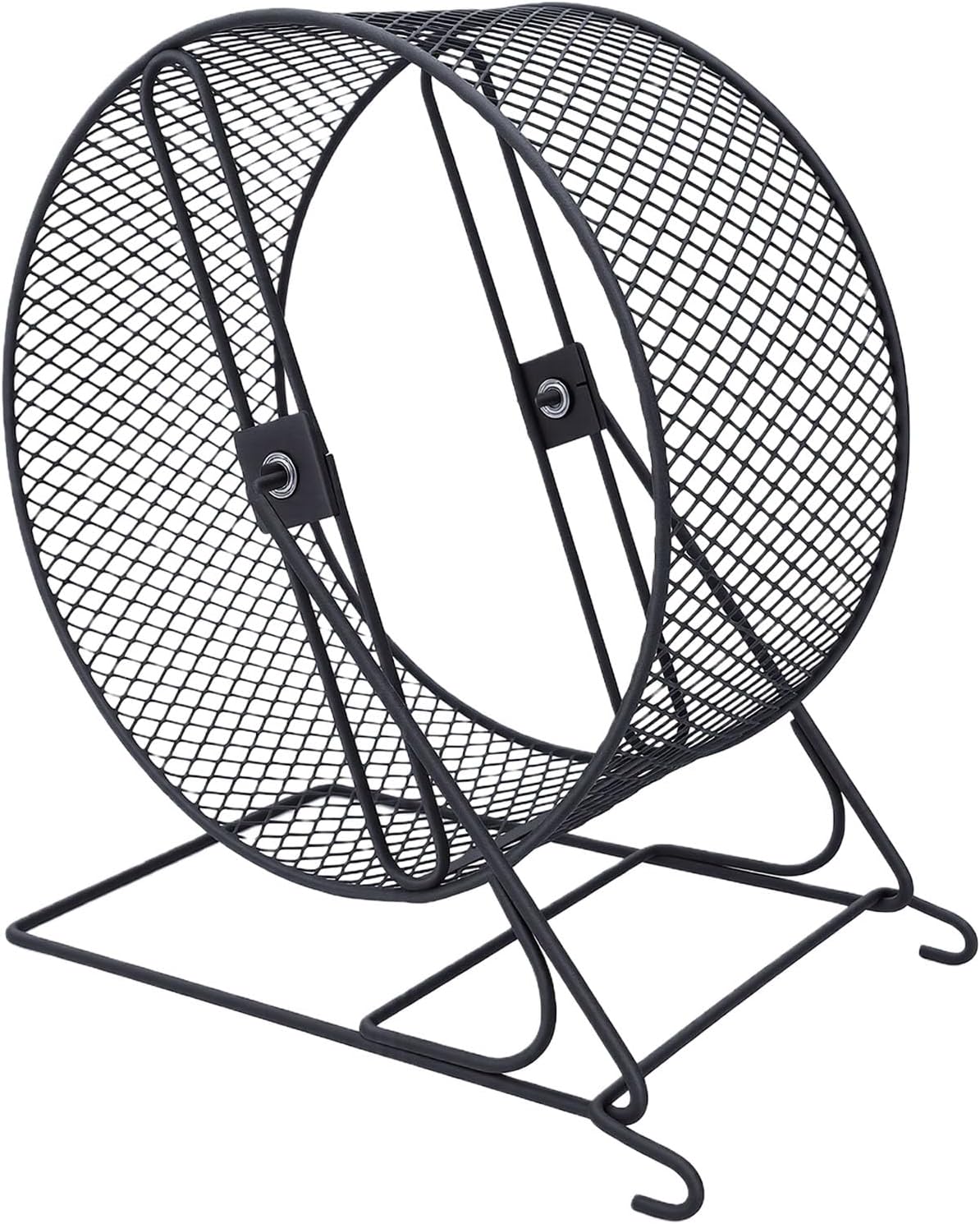 Haofy Chinchilla Exercise Wheel Iron 18.34oz Stable Low Noise for Small Animal Cage, Nail Grinding Surface, Quiet Spinning for Hamster Sugar Glider Hedgehog