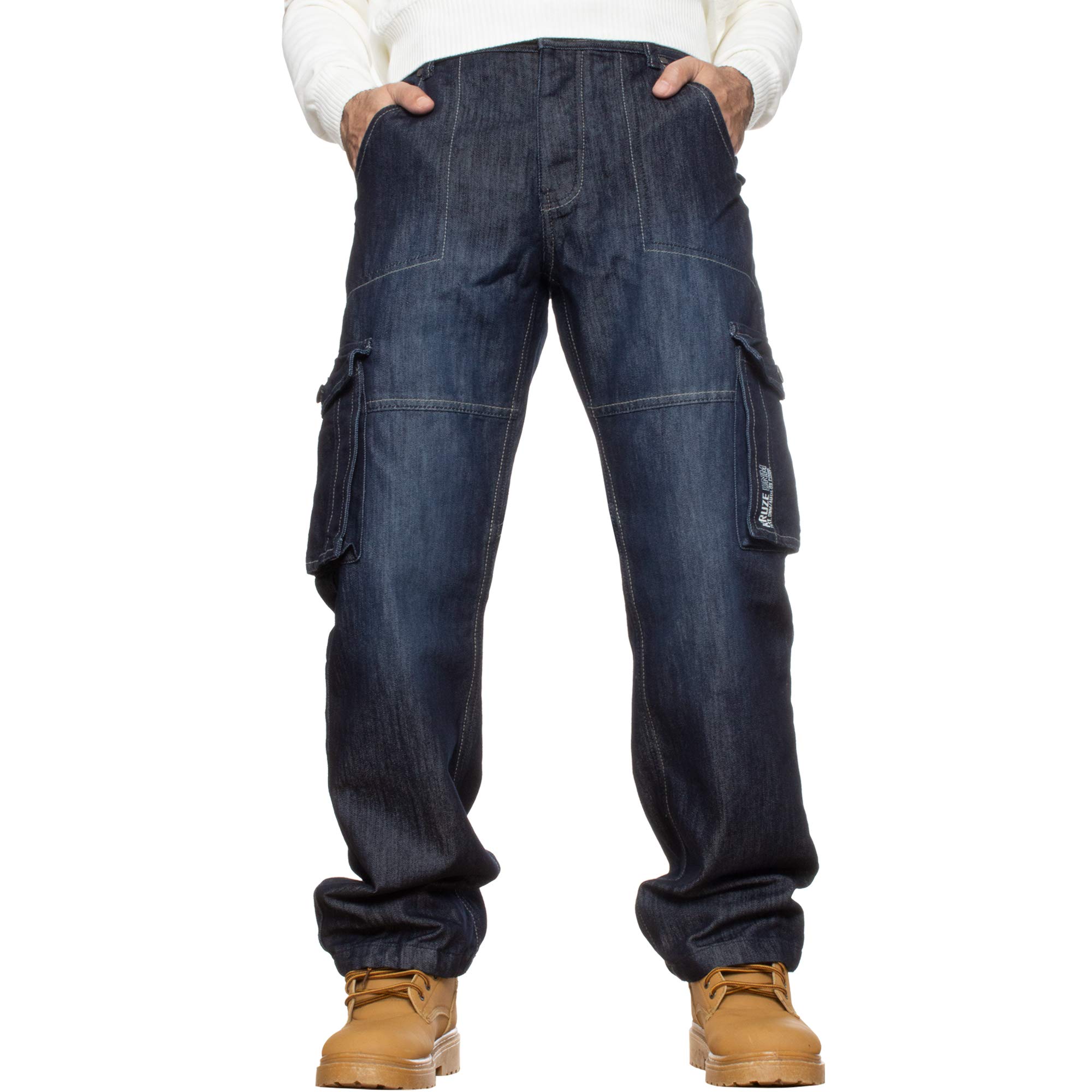 Ze ENZO KZ126 DSW 42 Long Dark Stonewash
