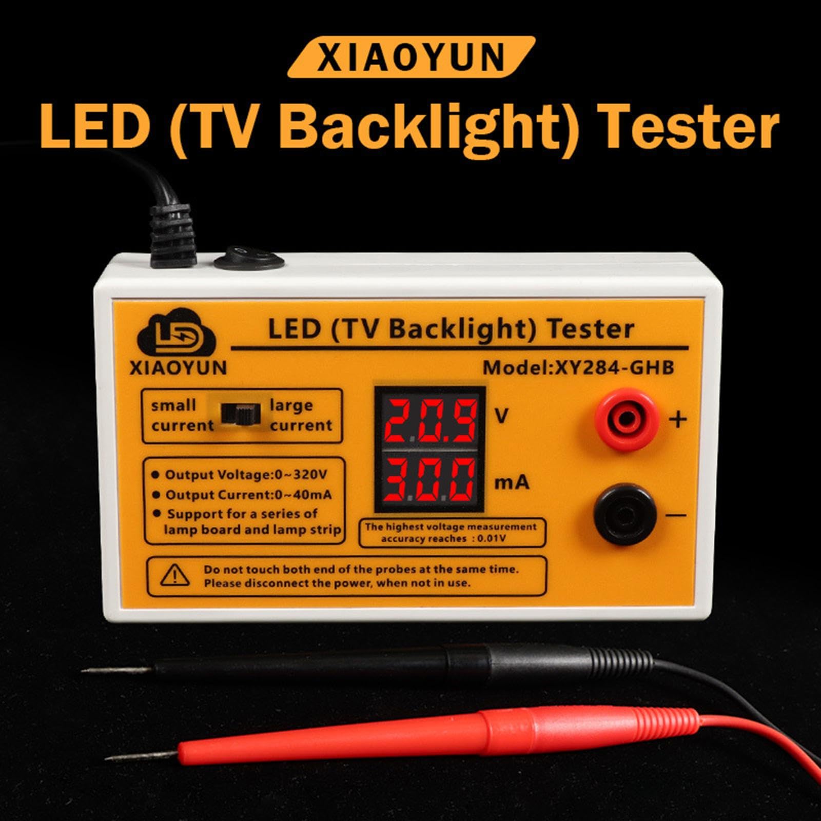 Colcolo Tester di retroilluminazione per TV LED con display digitale, strumento di prova compatto, portatile e robusto