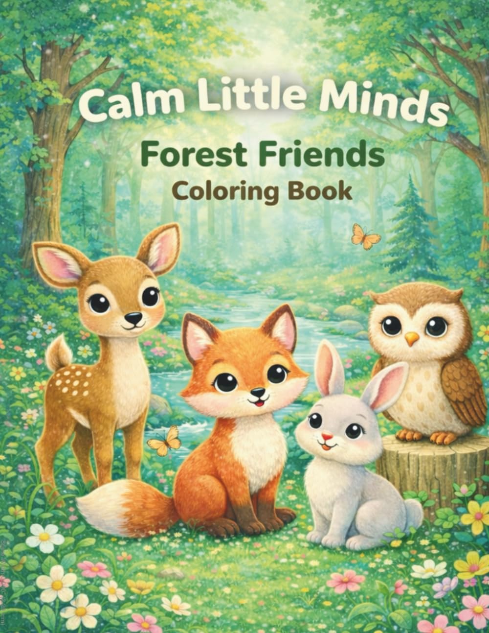Calm Little Minds Forest Friends: Coloring Book (Calm Little Minds Coloring Books)