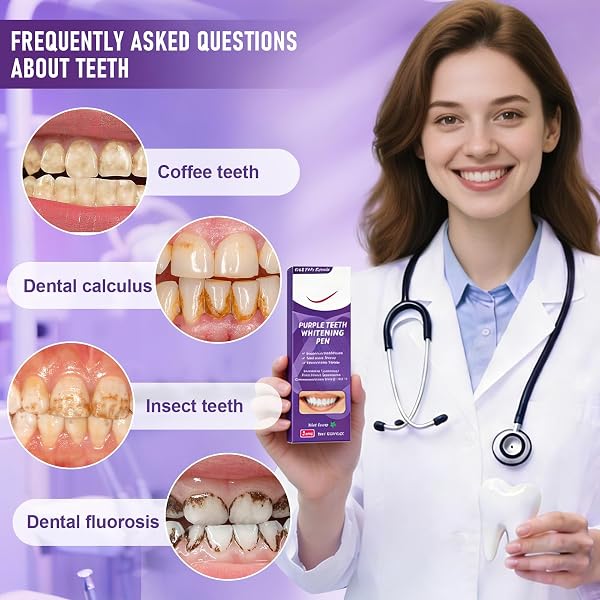 Penna Sbiancante Denti, Teeth Whitening Pen, Schiarimento Rapido Macchie Superficiali, Semplice & Conveniente, Schiarisce Macchie Da Caffè E Tè, Per Uso Domestico E In Viaggio - 4