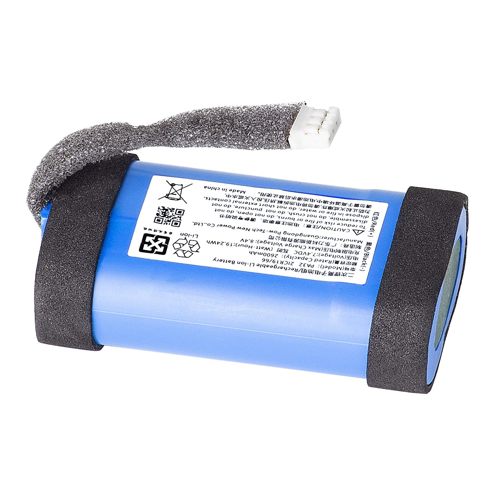 Unikaro Batterie de rechange pour Marshall Emberton, Emberton II, 7,4 V 3400 mAh Li-ion, 2 heures de temps de charge