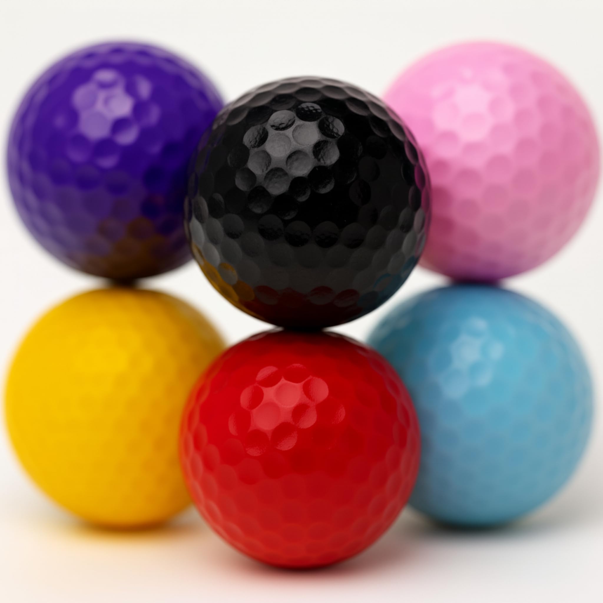 Thorza Colored Golf Balls - Multicolored Set of 6, 12, 24 Mini Golf, Putting Practice and Training — Amazon image 5
