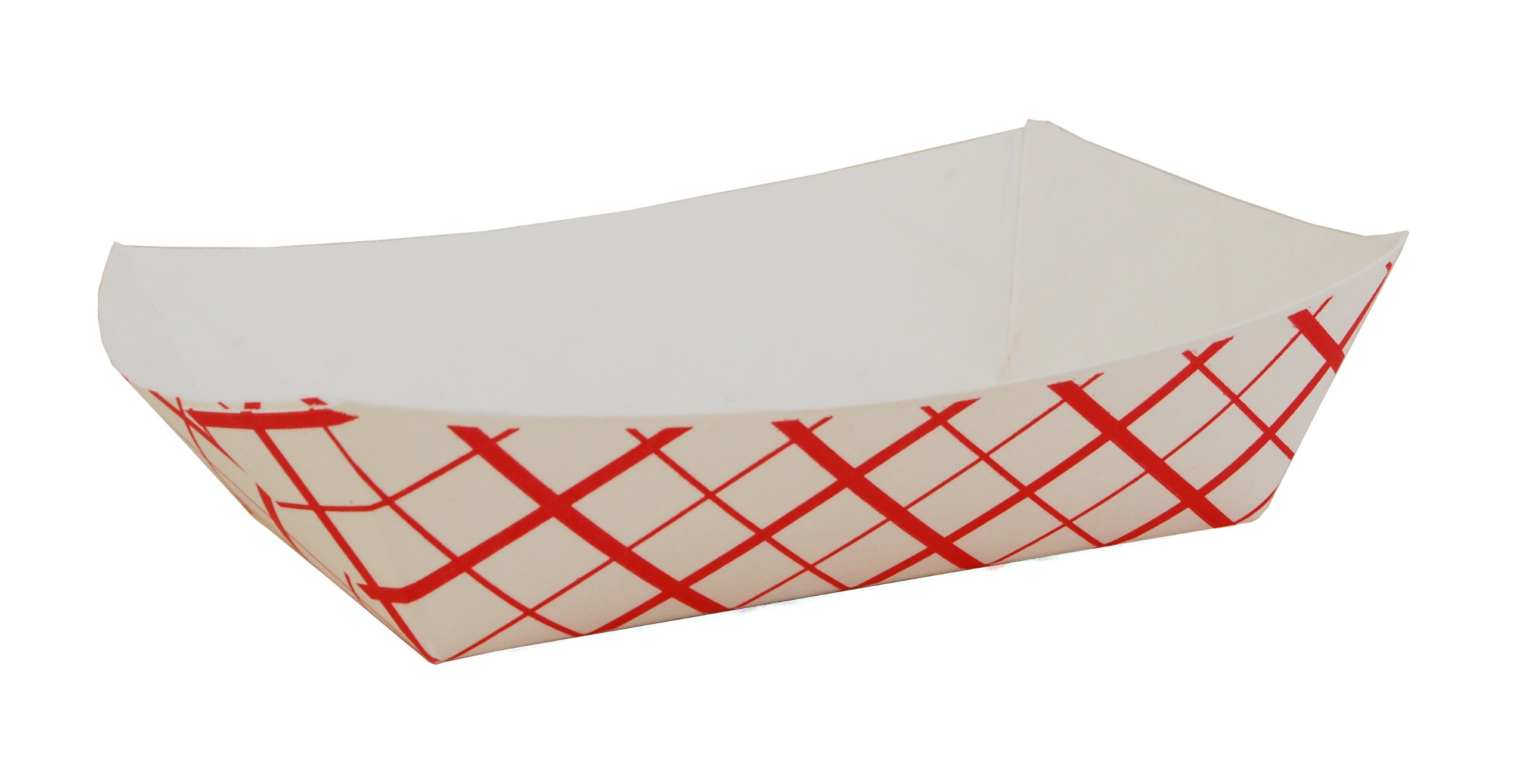 Southern Champion Tray0421 #250 Southland Paperboard Food Tray, 2-1/2 lb Capacity, Red Check (Case of 500)