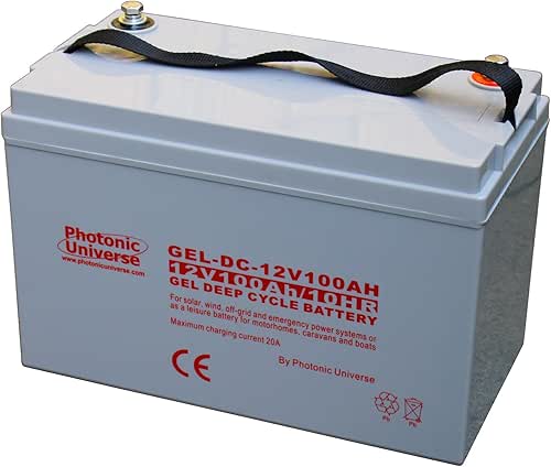 100Ah 12V Photonic Universe Gel deep cycle battery for a