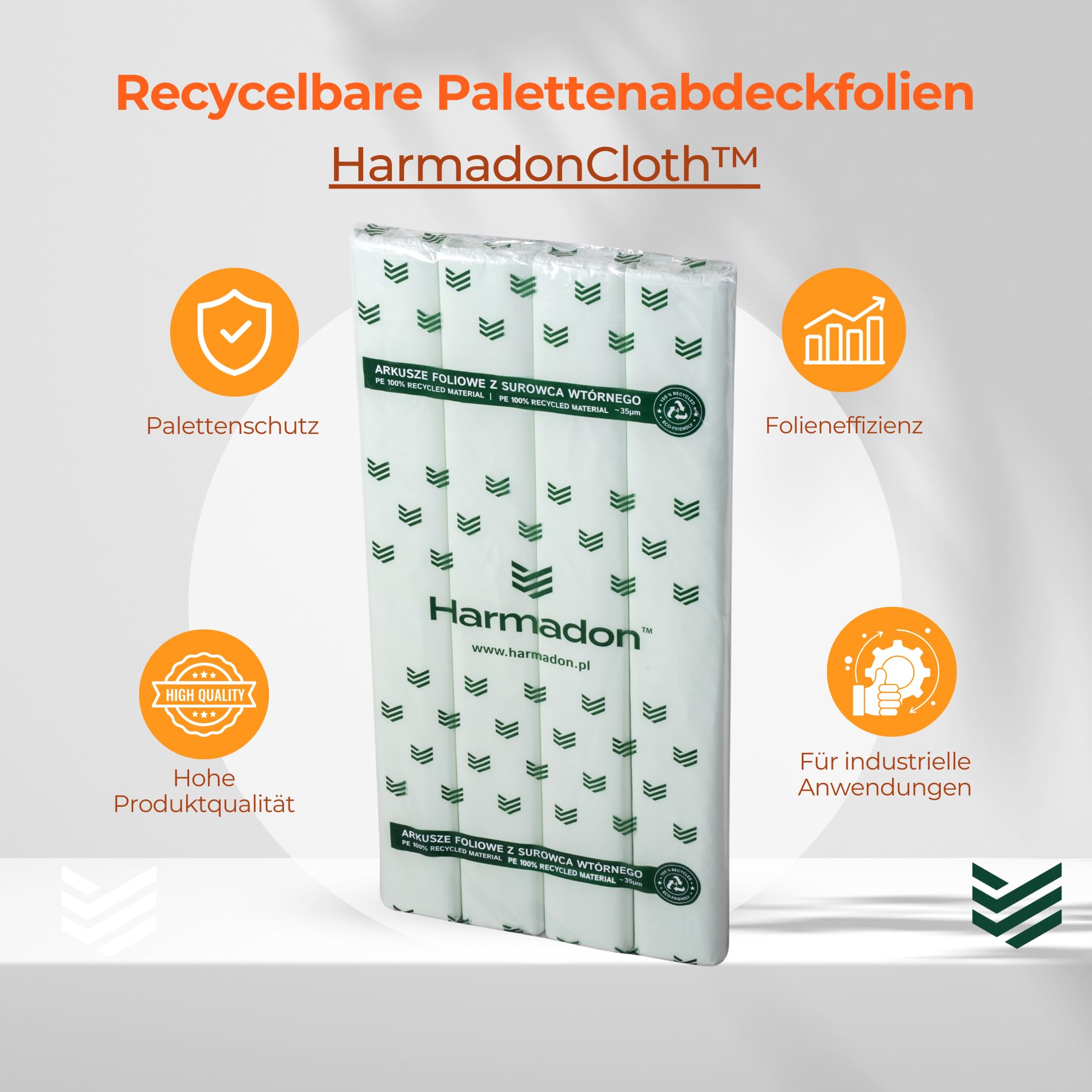 Abdeckplane Folie für Paletten 160x180 cm - Abdeckung Schutzhülle Transparent - Abdeckhaube Staubschutz für Europalette - 30 Mikrometer Dick - Palettenabdeckungen 200 Stück Cloth EKO