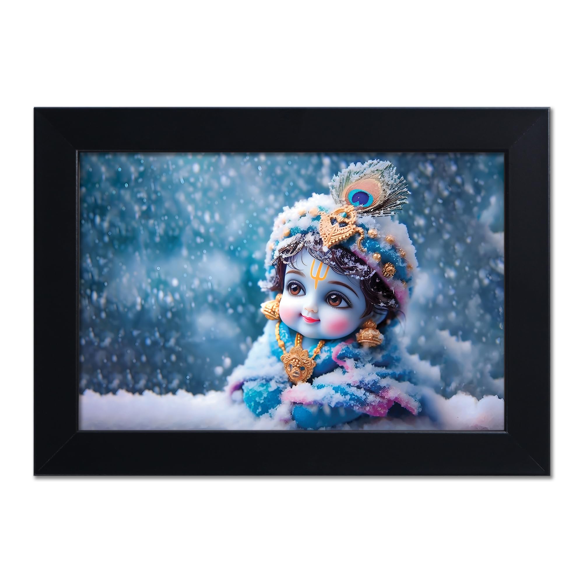 Baby Krishna Photo Frame - Kanha Ji Gift -20