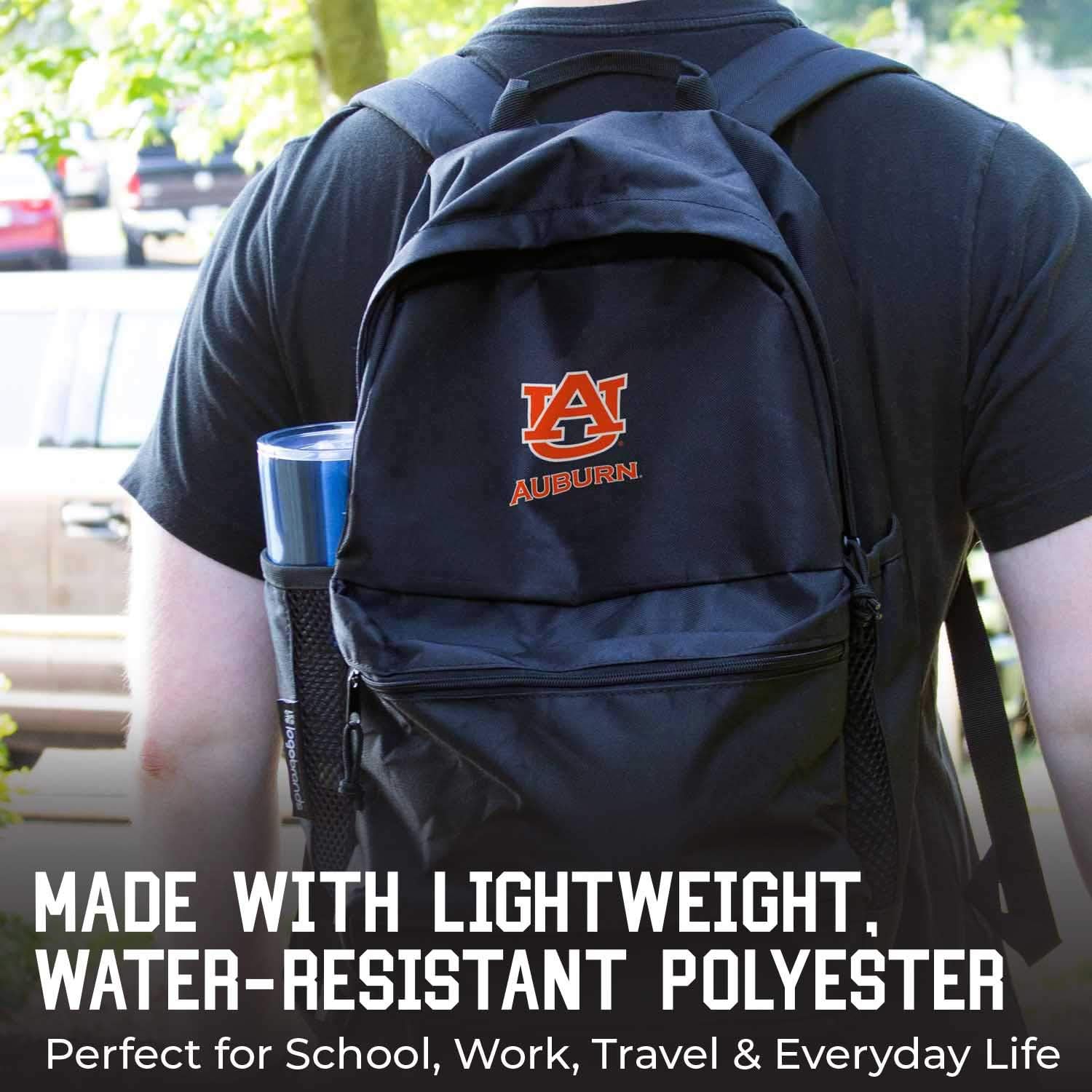 Campus Colors Honor Roll Tech Friendly Backpack (Auburn Tigers - Black,) : Sports & Outdoors