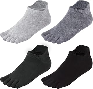Toe Socks No Show Running Five Finger Socks for Men Women