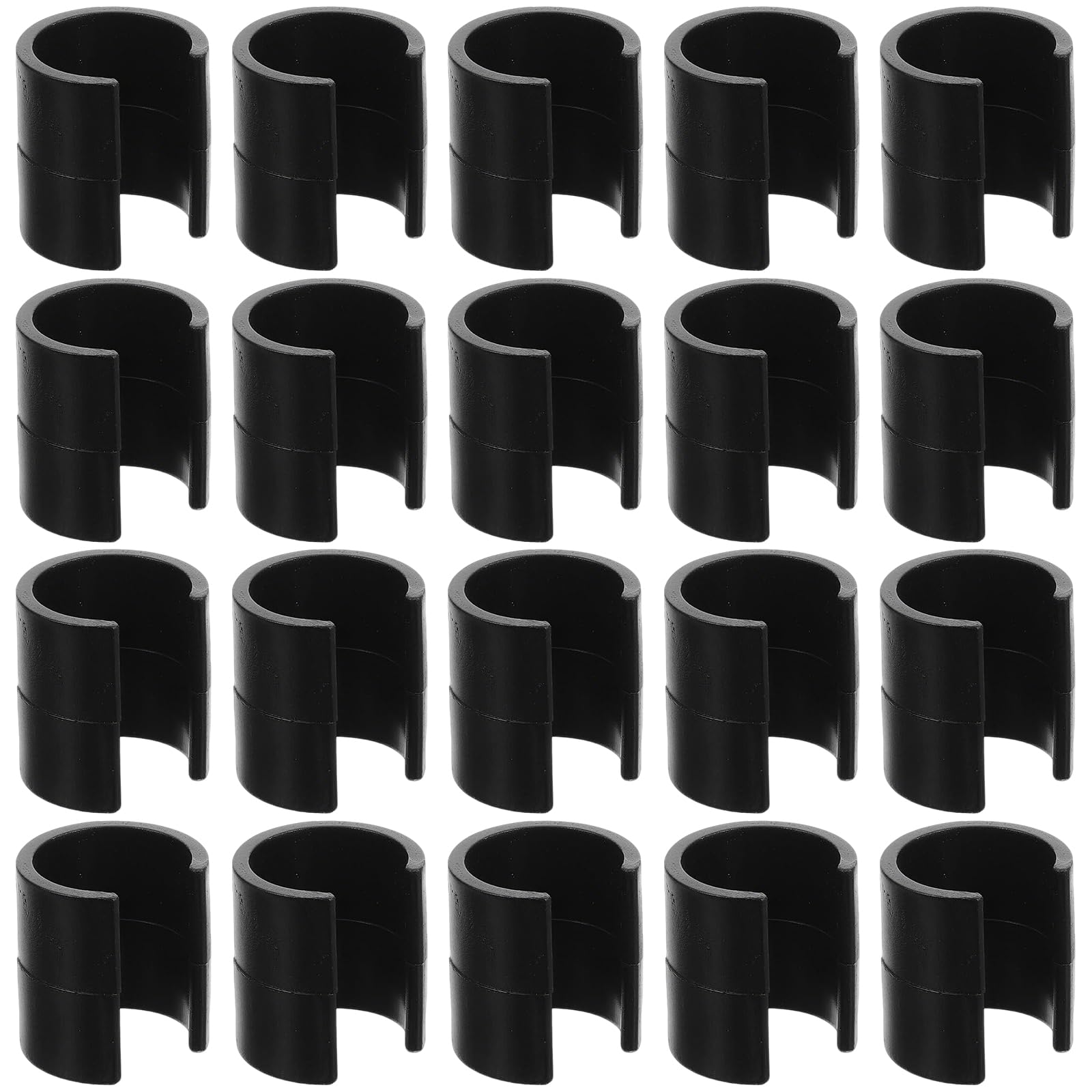 Photo 1 of 20 Pieces Garden Flag Clips,Anti-Wind Flag Garden Banner Stopper Banner Fixing Clips Flag Pole Clamp Plastic Garden Flag Clip for Yard Lawn and Garden Flag Holder Stand
