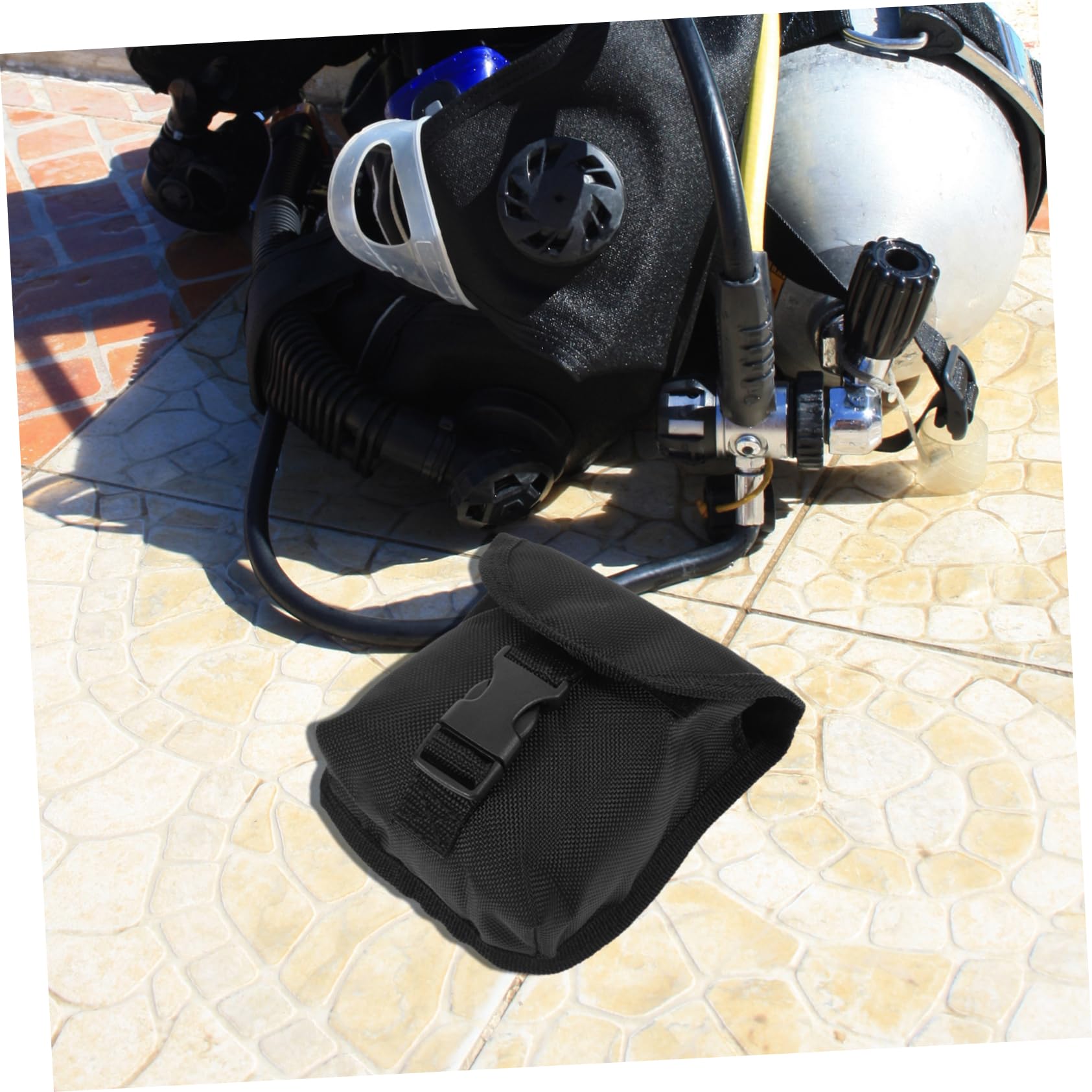 GANAZONO Scuba Diving Belt Dive Weight Bag Oxford Fabric Weight Belts for Scuba Diving Holder