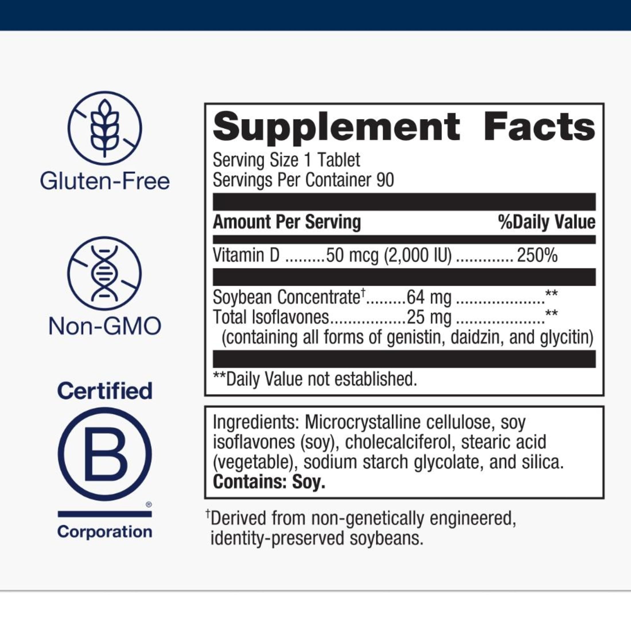Metagenics Vitamin D3 2000 IU with Isoflavones Bone Health, 90 Tablets — Amazon image 4