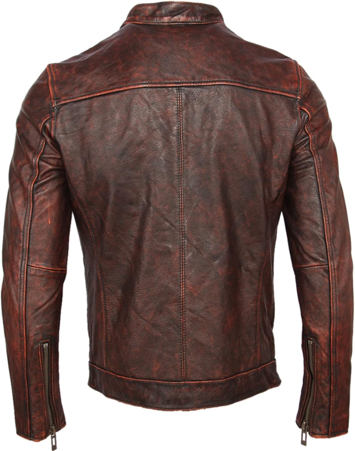 Men's Faux Leather Jacket Men's Casual Leather Jacket Men Coat Garments Waterproof Windproof PU