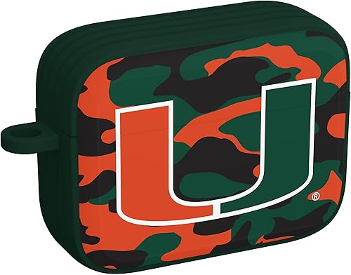 Miniatura 5 de AFFINITY BANDS Miami Hurricanes Camo HDX - Funda compatible con Apple AirPods Pro