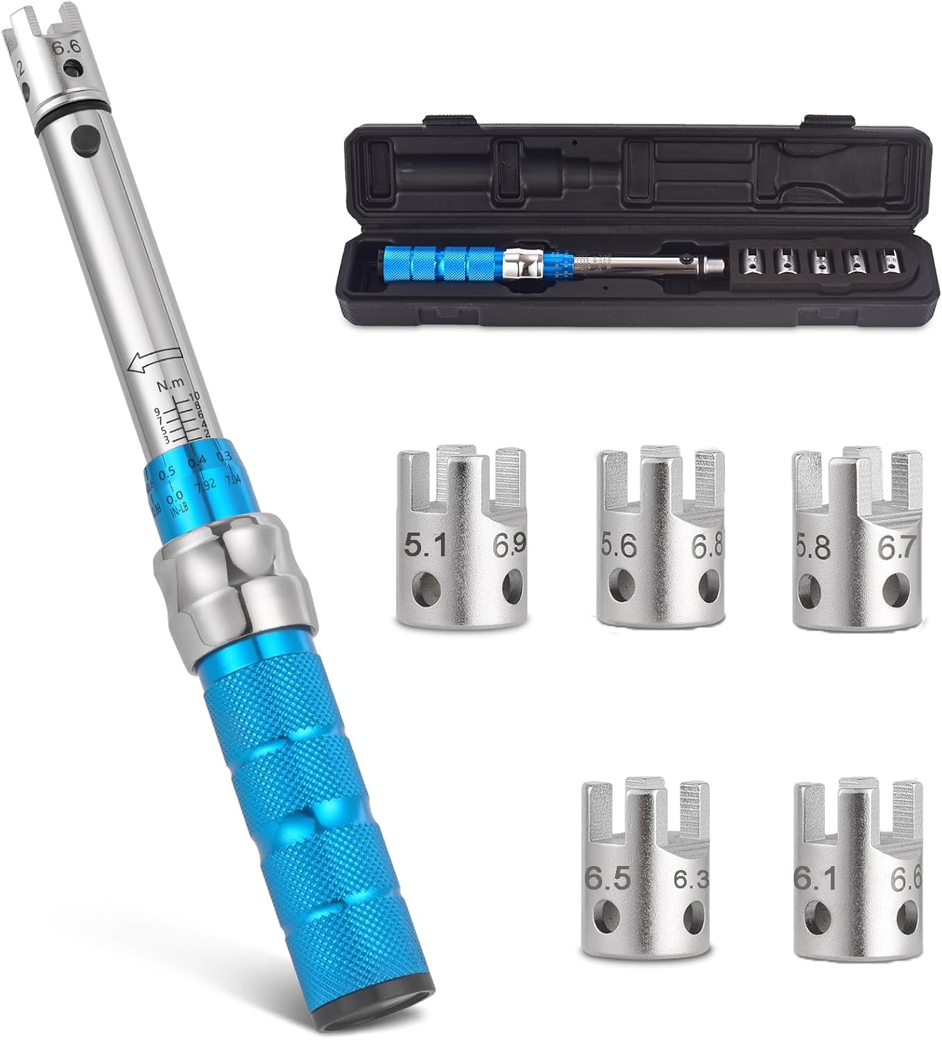 COTOUXKER Spoke Torque Wrench, 2-10NM Torque Wrench Set for Motorcycle and Dirt Bike Spoke