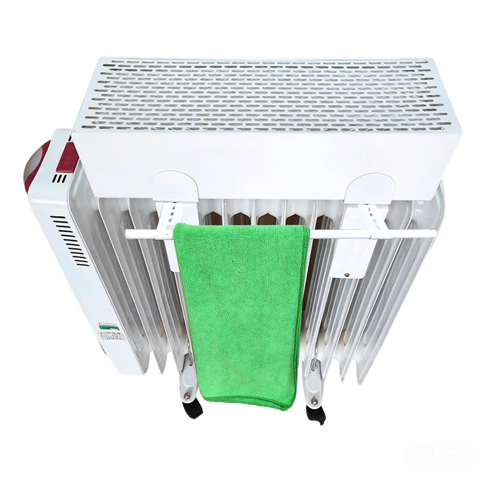 Umidificatore per Radiatore Ad Olio, Umidificatore per Termosifoni, per Camera da Letto E Soggiorno, Materiale in Alluminio con Asta Retrattile per Stendere I Vestiti(40cm/16in)