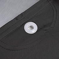 Vista 5 de Budge - Cubierta de motocicleta remolcable, poliéster, longitud altura, Negro