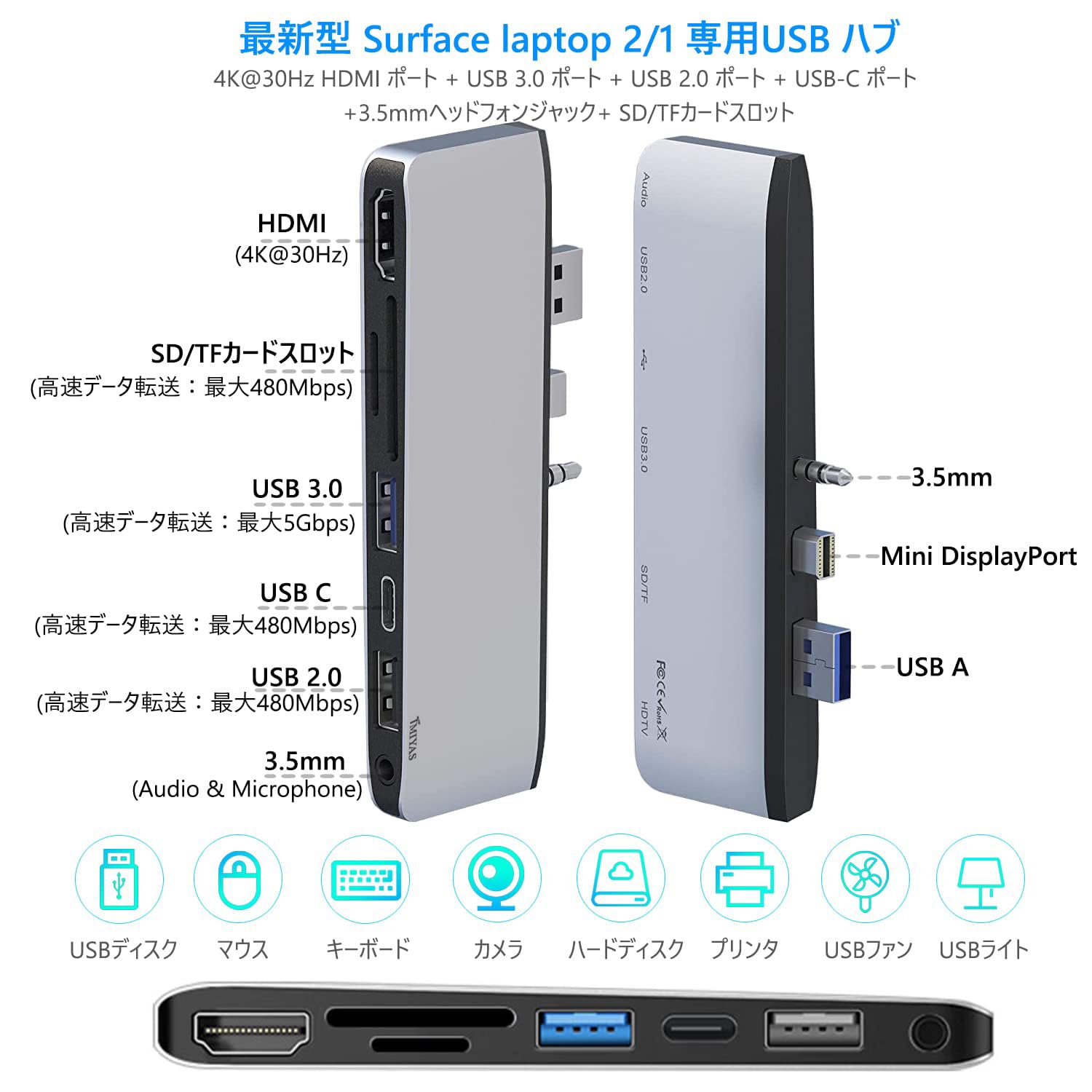 サーフェス2 Surface Microsoft HDMIケーブル　専用ケース付 GO GO2 GO3 GO4 サーフェス Microsoft 【送料無料】耐衝撃 Go Surface Windowsノート本体