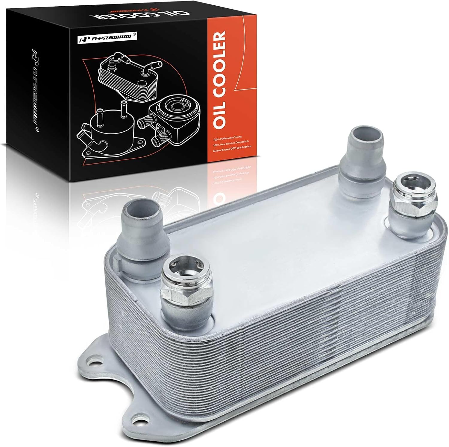 A-Premium Automatic Transmission Oil Cooler Compatible with Mercedes-Benz C250 E250 SLK250 SLK350 2012-2015 1.8L 2.1L 3.5L Automatic Transmission