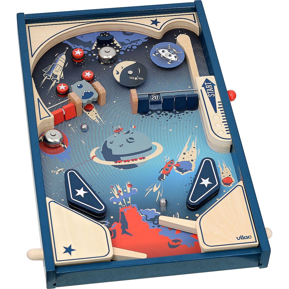 Flipper des Weltraums Stimmungsspiel Vintage-Design für Kinder ab 5 Jahren