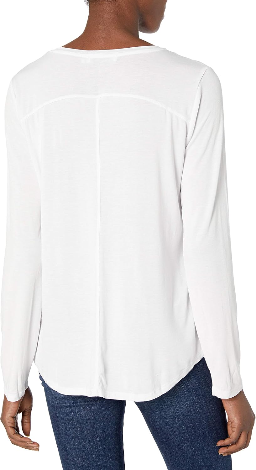 prAna womens Foundation Long Sleeve Crew Neck Top