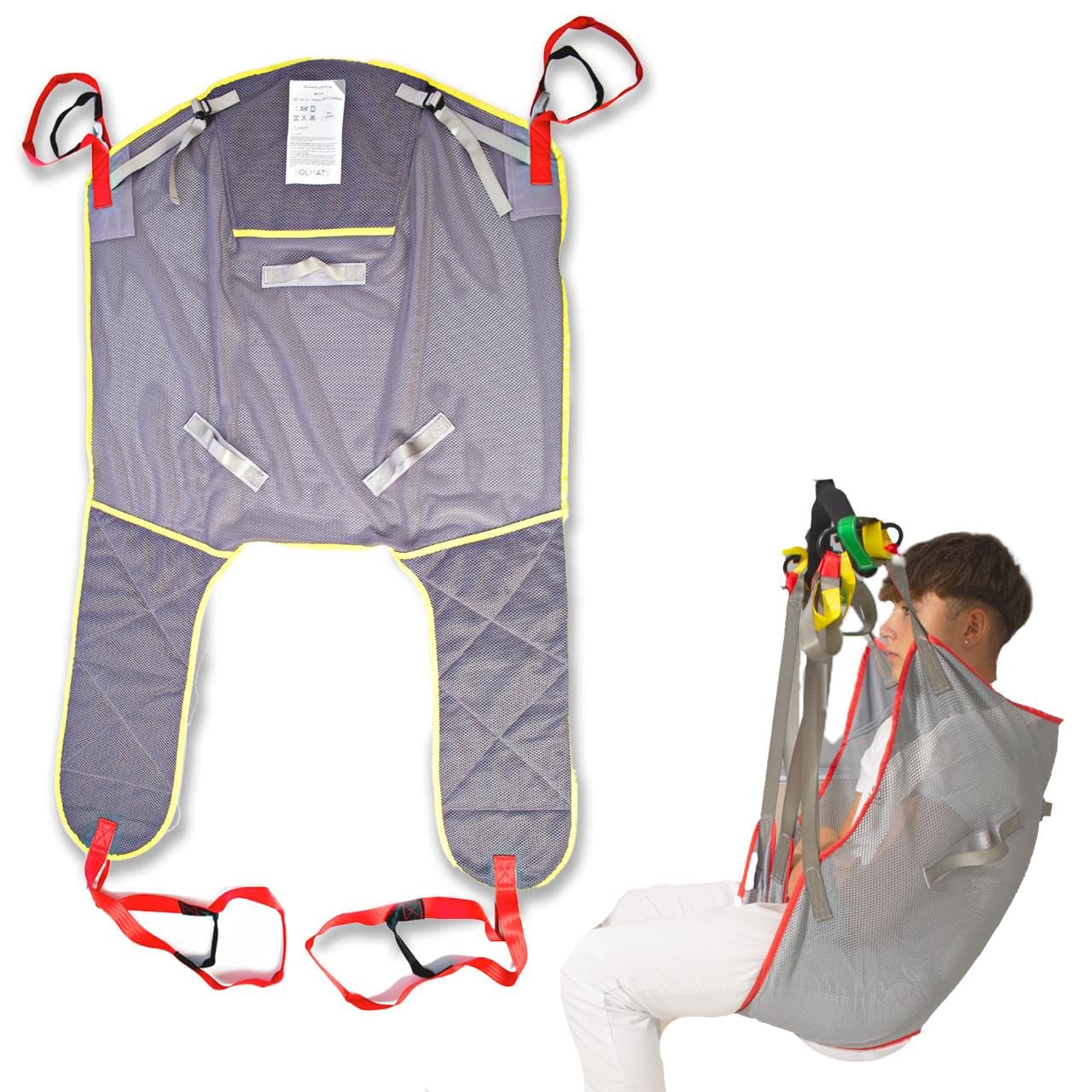 Arnes profesional para gruas, Arnes sedestacion, Arnes para baño, Arnes rejilla, Arnes grua, Arnes 230 kg (sms arnes sed 1)