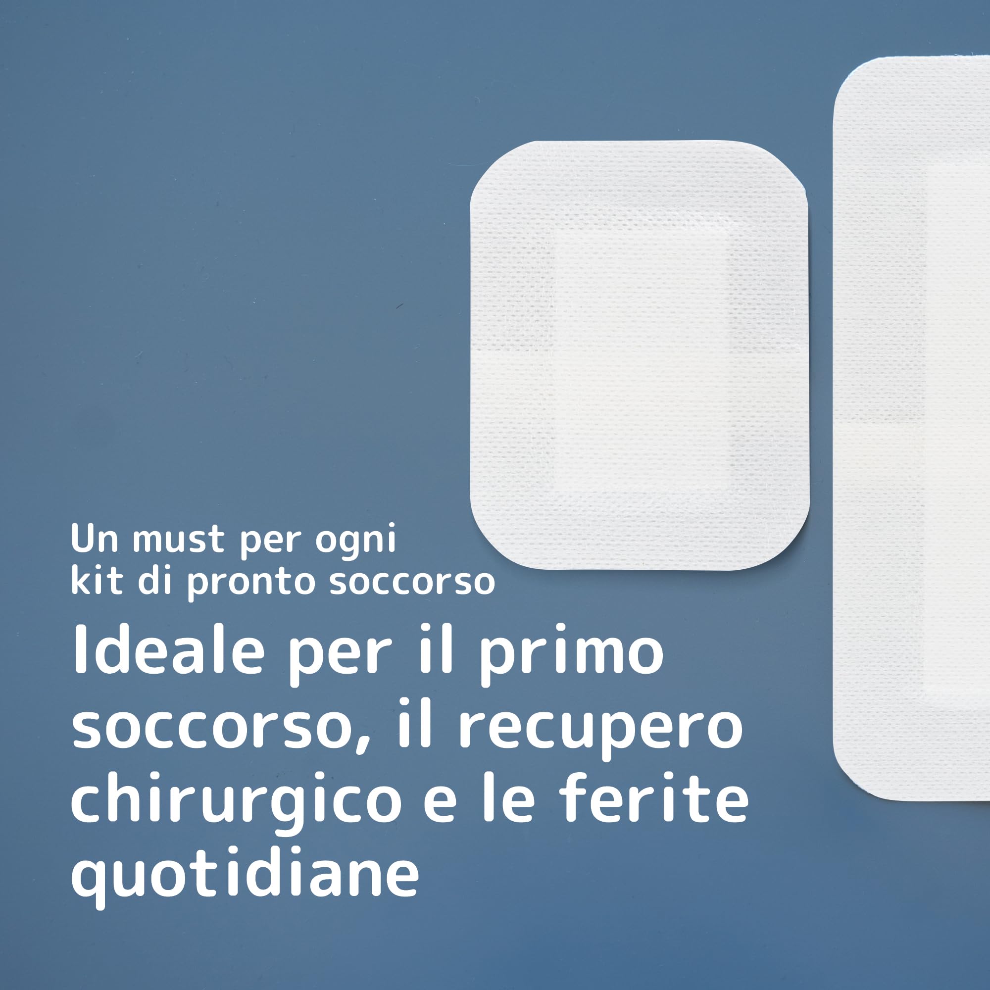 ABENA Medicazione sterile per ferite, 8x10 cm | Confezione da 70 pezzi | Adatte per tagli e ferite |Impermeabile | Prova di liquido | Assorbente | Bianca | Adatto per pelli sensibili