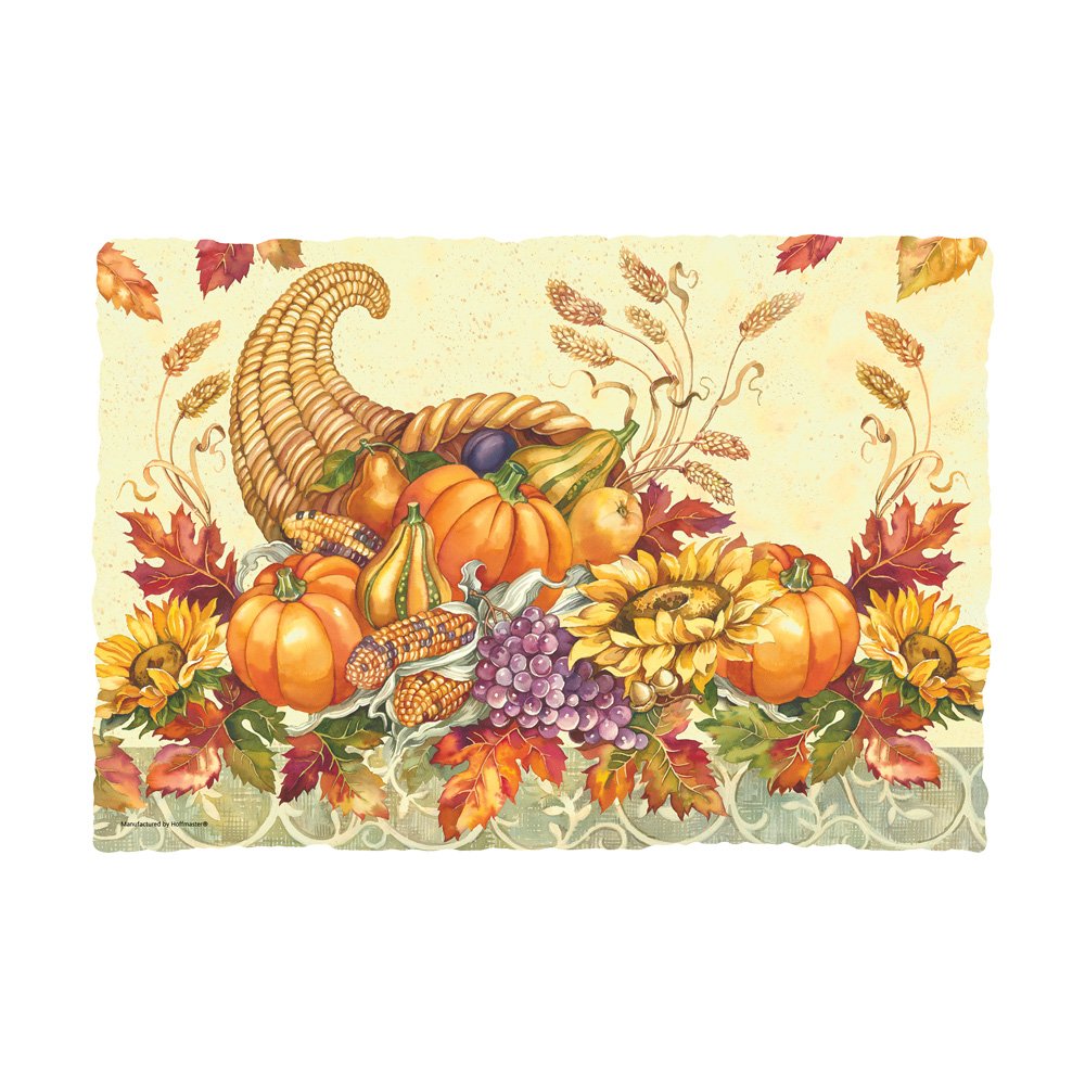 Hoffmaster 311119 caída Bounty impreso Place Mat, 9 – 3/4 "Ancho x 14 cm de largo (Pack de 1000)