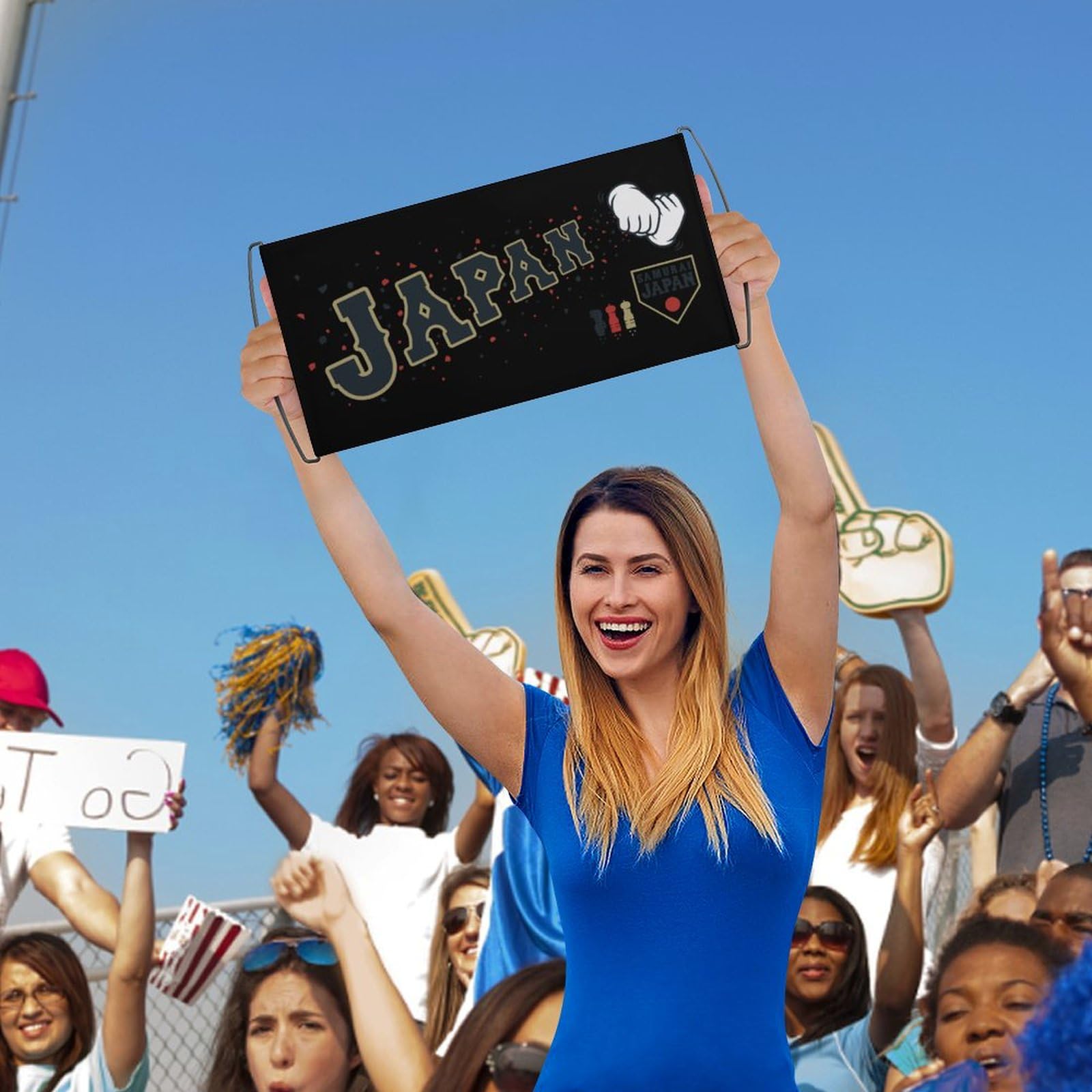 Amazon.co.jp: 旗 応援旗 東京オリンピックの野球日本代表 侍ジャパン