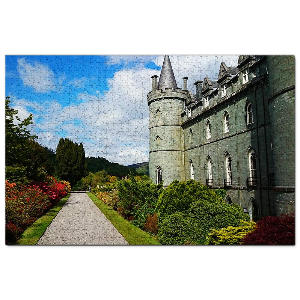 UK England Inveraray Castle Jigsaw Puzzle 2000 Piece Game Artwork Travel Souvenir 100x70cm
