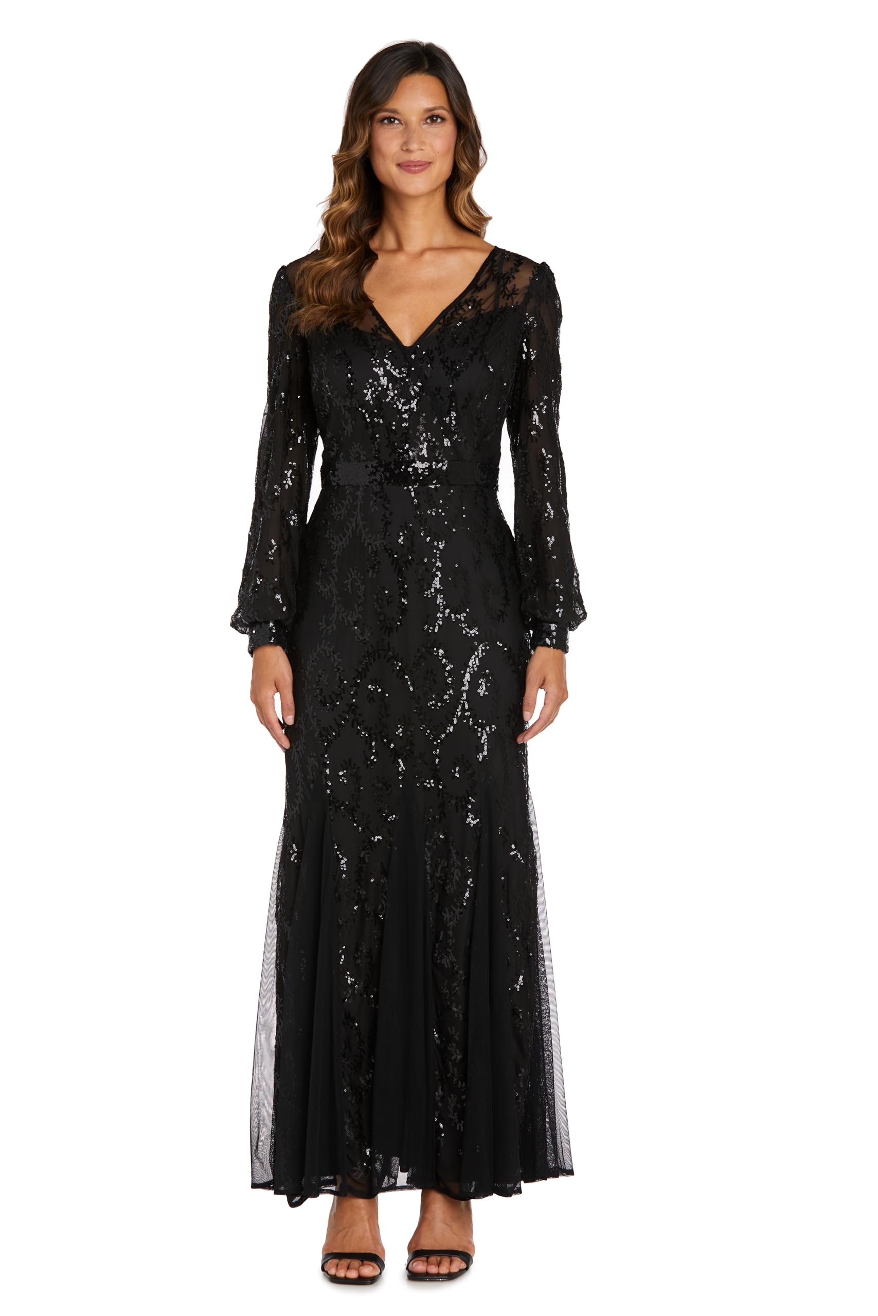 knee length dresses for ladies Gothic Sleeveless Dress with Asymmetrical Hem and Mesh main image 1