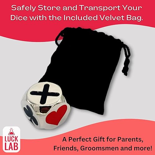 Miniatura 7 de Luck Lab Marcadorindicador Trump de alta calidad, para usar con Euchre, Pinochle, Bridge y más, viene con bolsa de almacenamiento de terciopelo