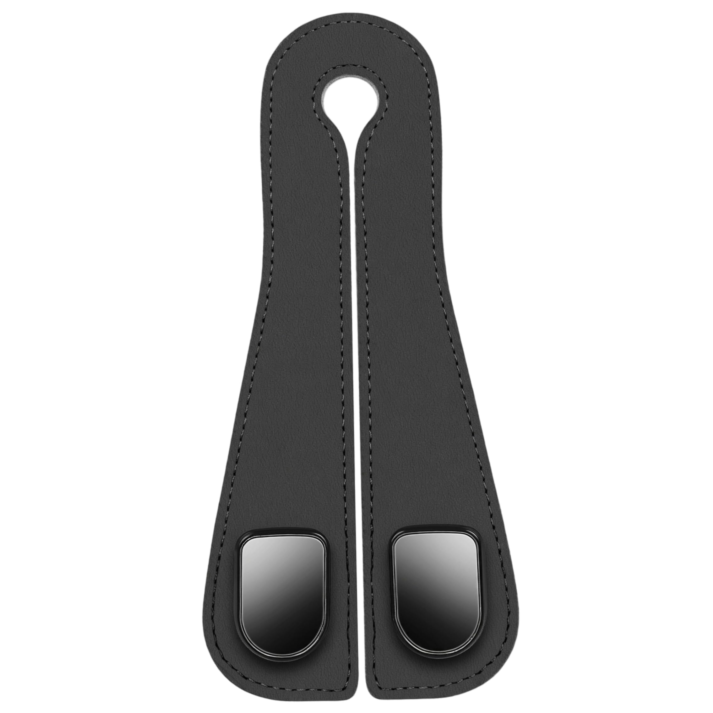 Purse Hanger for Car, Heavy Duty Car Seat Headrest Hooks Double Hook Purse Holder Adjustable Hidden Storage Hooks for Purses & Bags (Black)