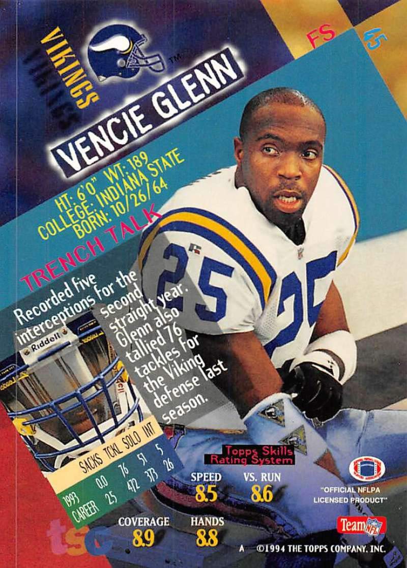 Amazon.com: 1994 Stadium Club Super Teams Super Bowl Football #45