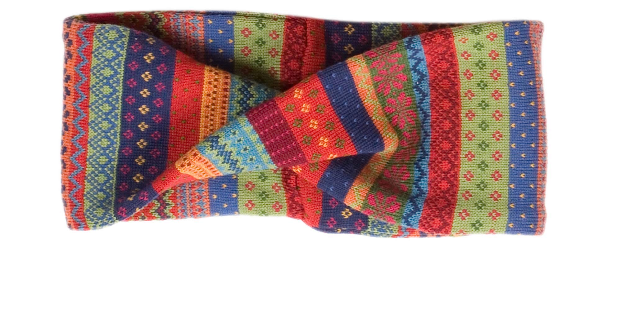 Invero, Merino Stirnband Tara, 100% Wolle (Knall-bunt)