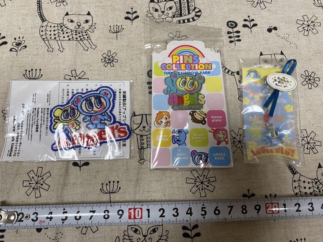 Amazon.co.jp: エンジェルブルー ピンバッジ ワッペン ストラップ