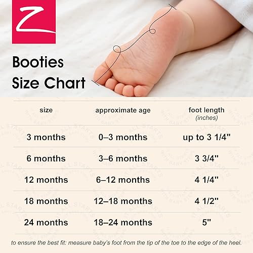 Miniatura 6 de Zutano - Botines de algodón orgánico para bebé, unisex, con suela antideslizante